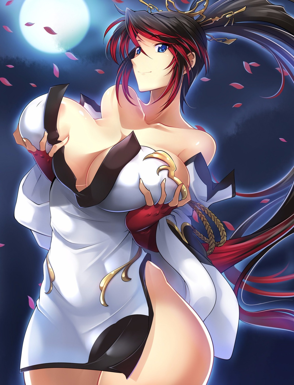 breast_hold, haganef, nanbu_kaguya, no_bra, nopan, super_robot_wars, super_robot_wars_og, super_robot_wars_og_saga_:_mugen_no_frontier