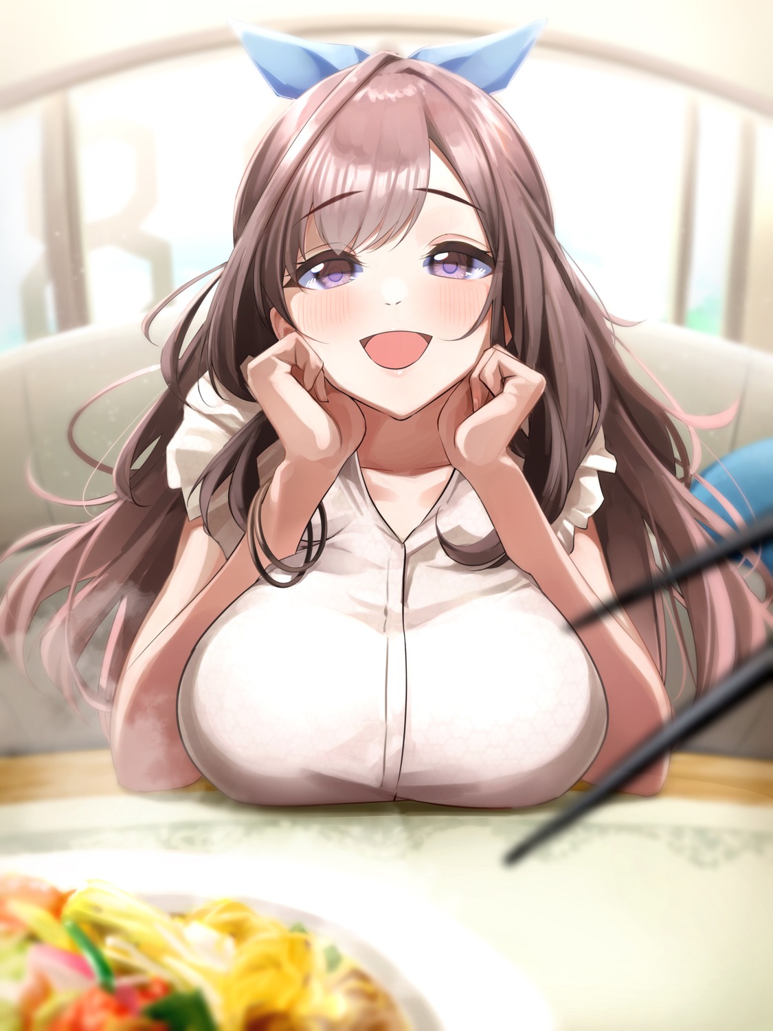 breast_hold, tera2001, the_idolm@ster, the_idolm@ster_shiny_colors, tsukioka_kogane