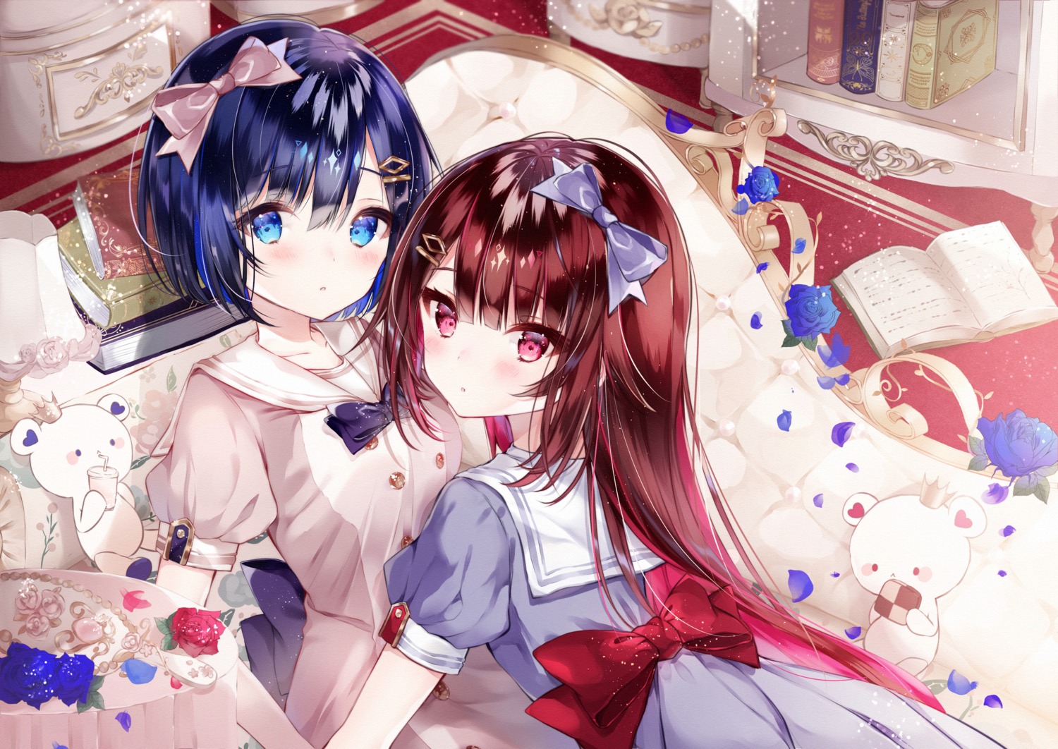 macomick, seifuku, yuri