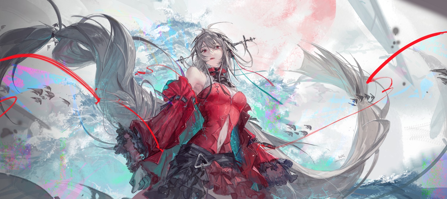 arknights, kurii89800727, skadi_(arknights)