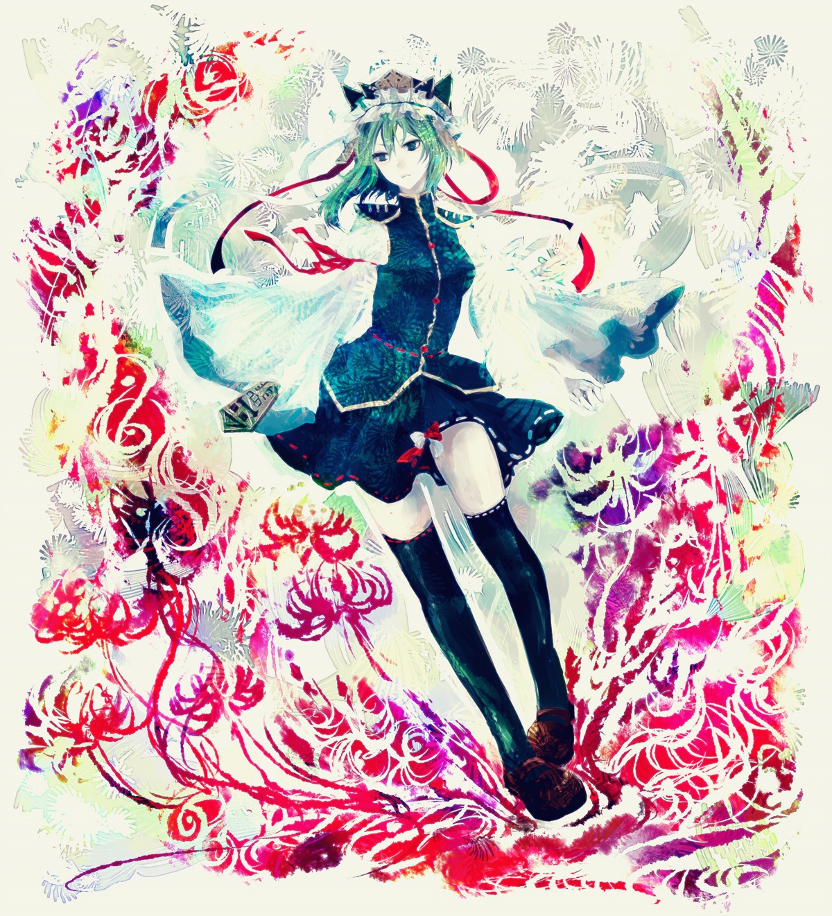 minase, shikieiki_yamaxanadu, thighhighs, touhou