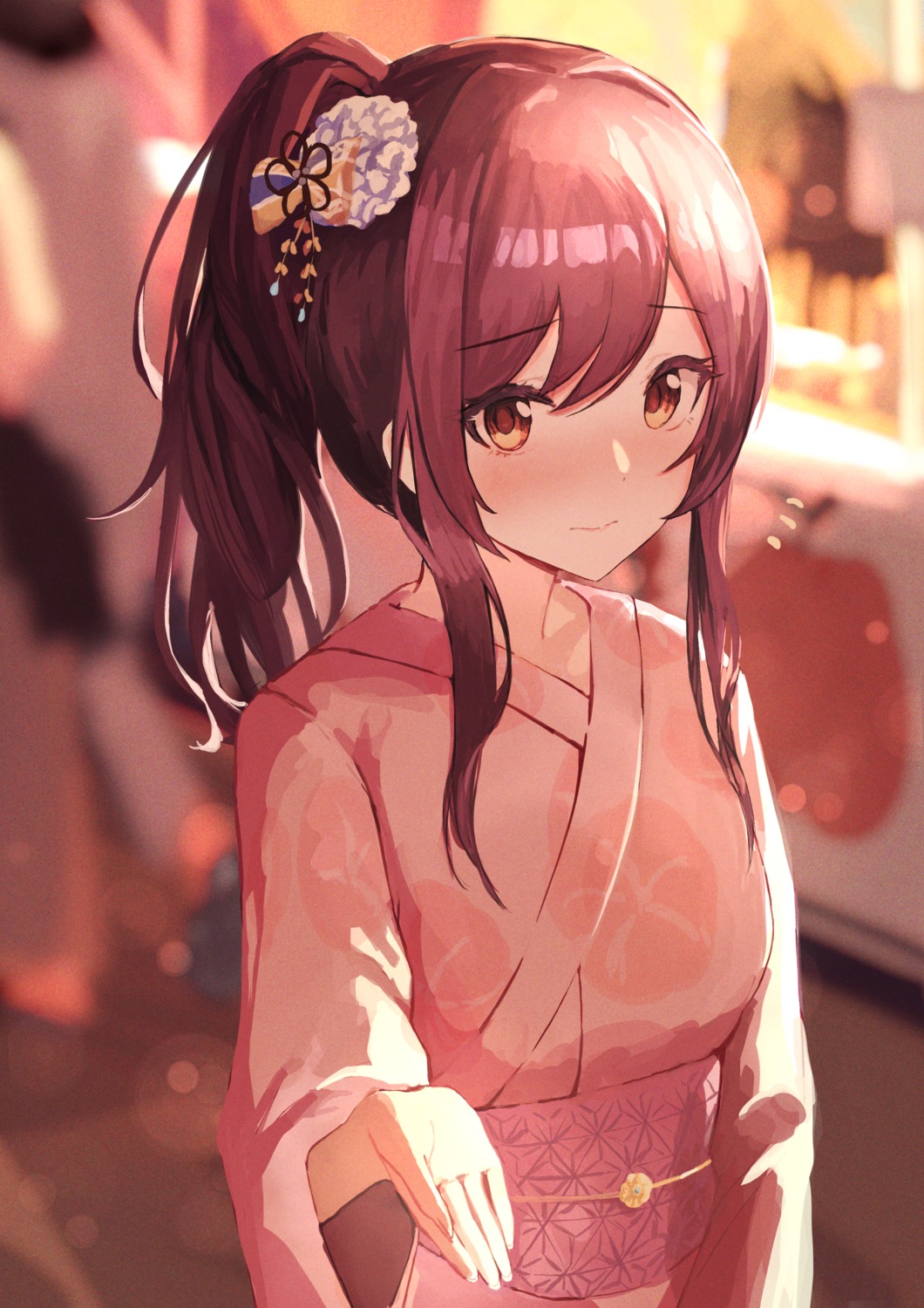kadomaki_madoka, oosaki_amana, the_idolm@ster, the_idolm@ster_shiny_colors, yukata