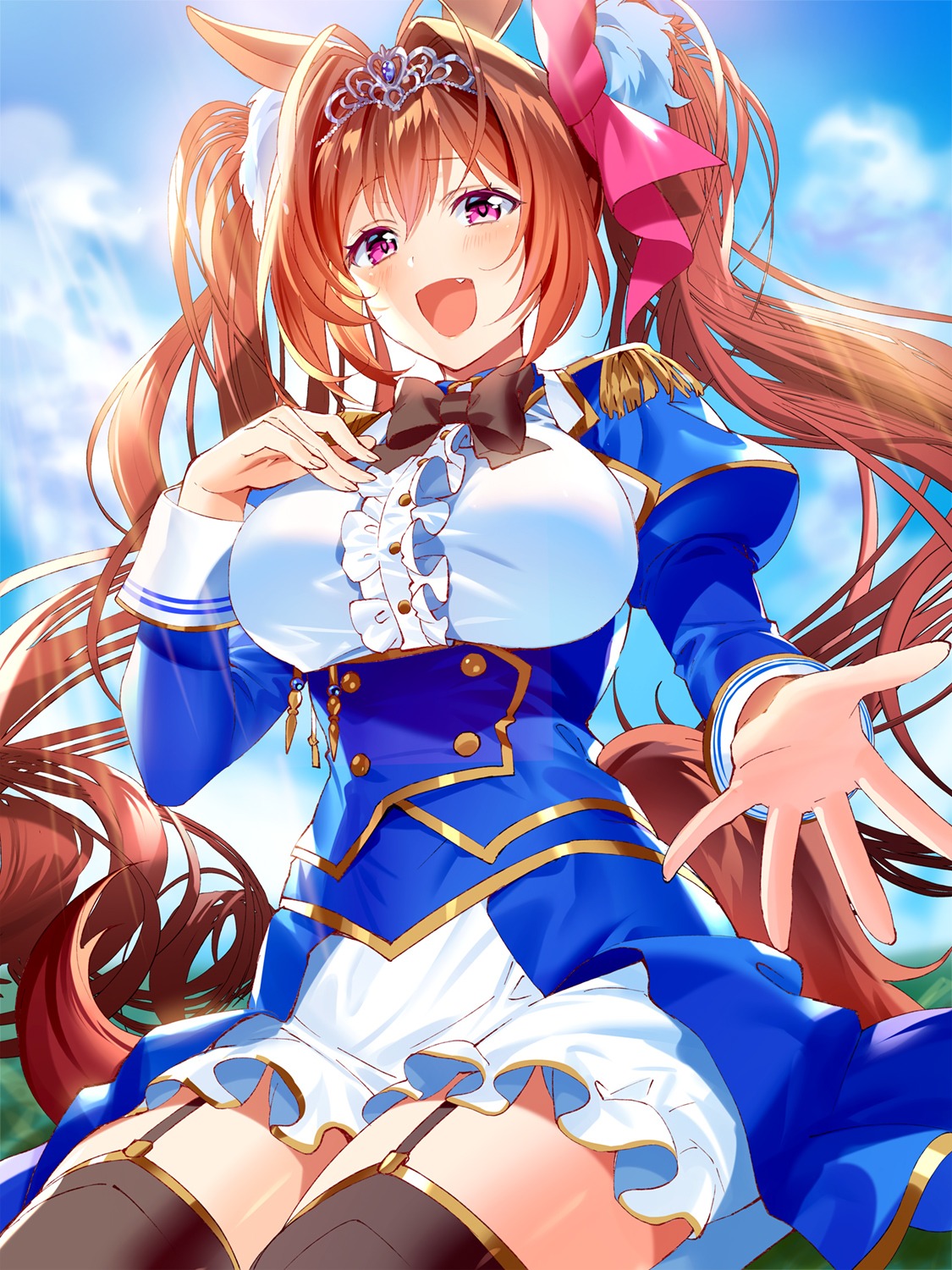 animal_ears, daiwa_scarlet_(umamusume), murakami_yuichi, stockings, tail, thighhighs, uma_musume_pretty_derby, uniform