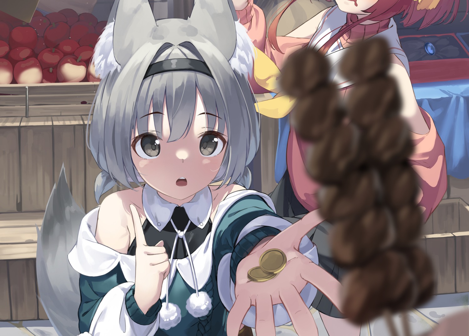 animal_ears, kimyo, seifuku, sweater, tail