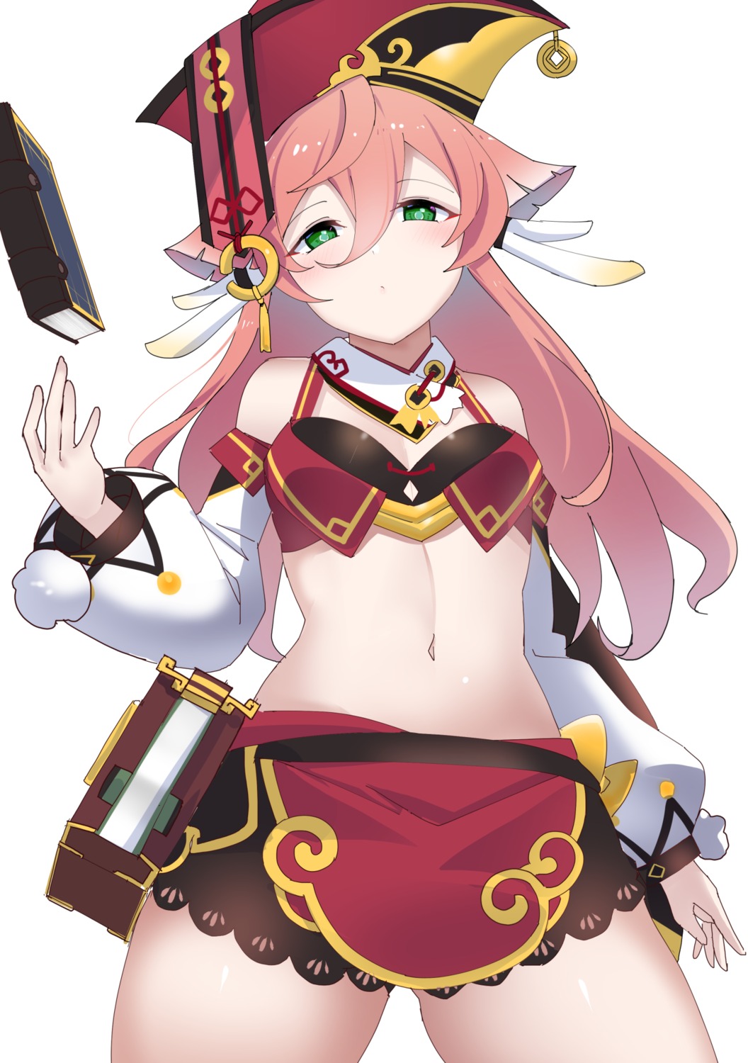 asian_clothes, genshin_impact, horns, xiaodi, yanfei