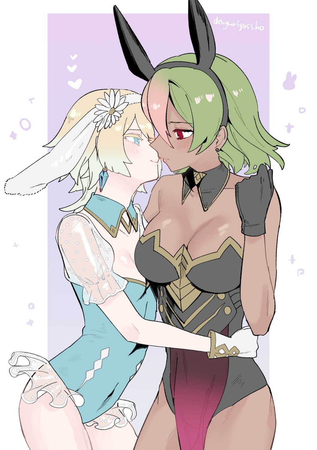 animal_ears, bikini, bunny_ears, cleavage, fire_emblem, fire_emblem_heroes, fjorm_(fire_emblem), laegjarn
