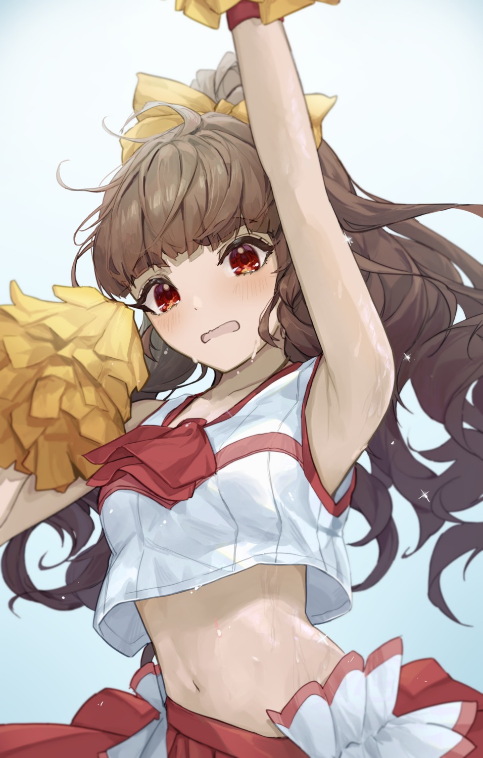 cheerleader, kamiya_nao, shino_sto, the_idolm@ster, the_idolm@ster_cinderella_girls, wet