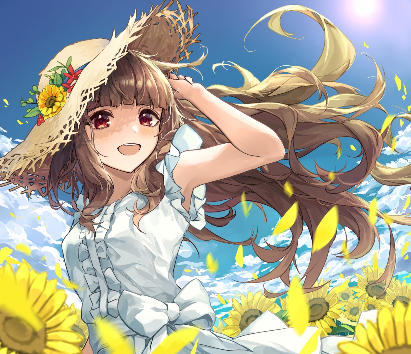 dress, kamiya_nao, shino_sto, summer_dress, the_idolm@ster, the_idolm@ster_cinderella_girls