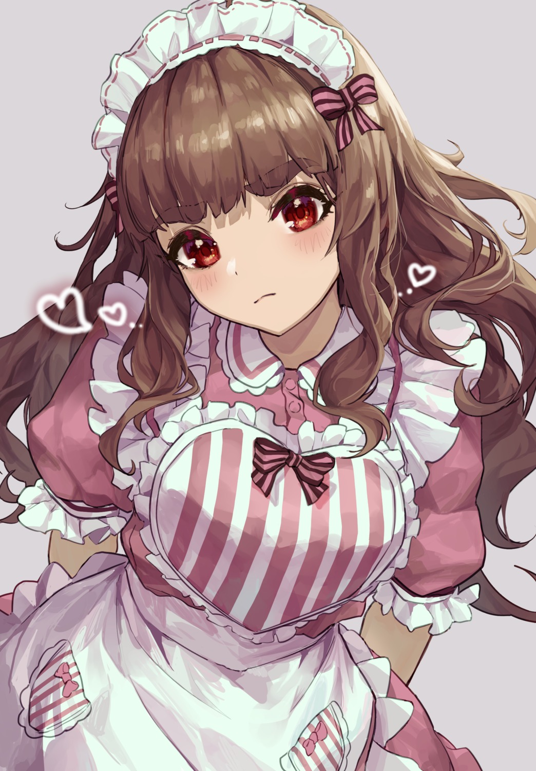 kamiya_nao, maid, shino_sto, the_idolm@ster, the_idolm@ster_cinderella_girls, waitress