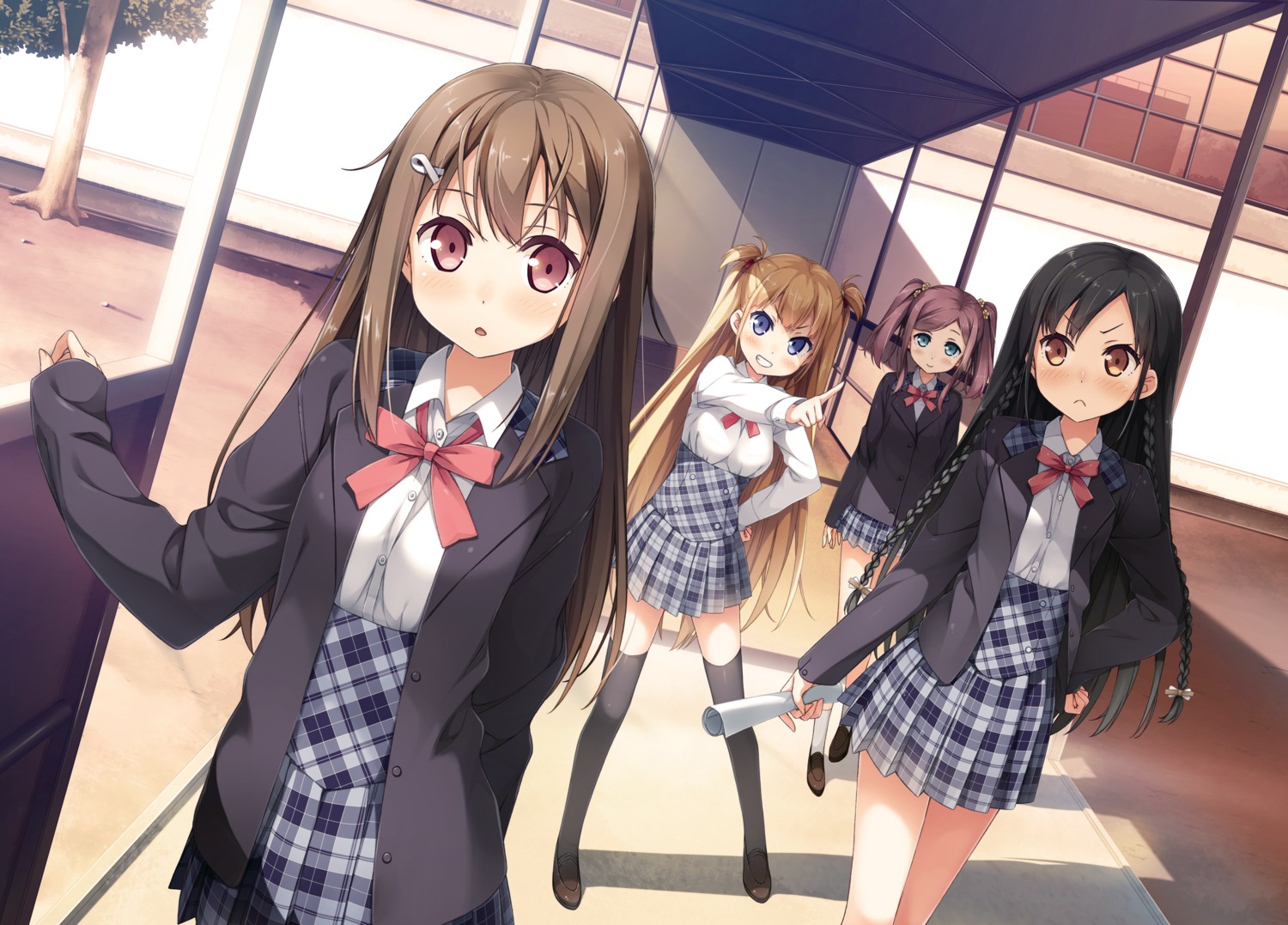 alice_third_macy, chiyoda_momoka, cube, digital_version, kantoku, koi_suru_kanojo_no_bukiyou_na_butai, nanase_sena, seifuku