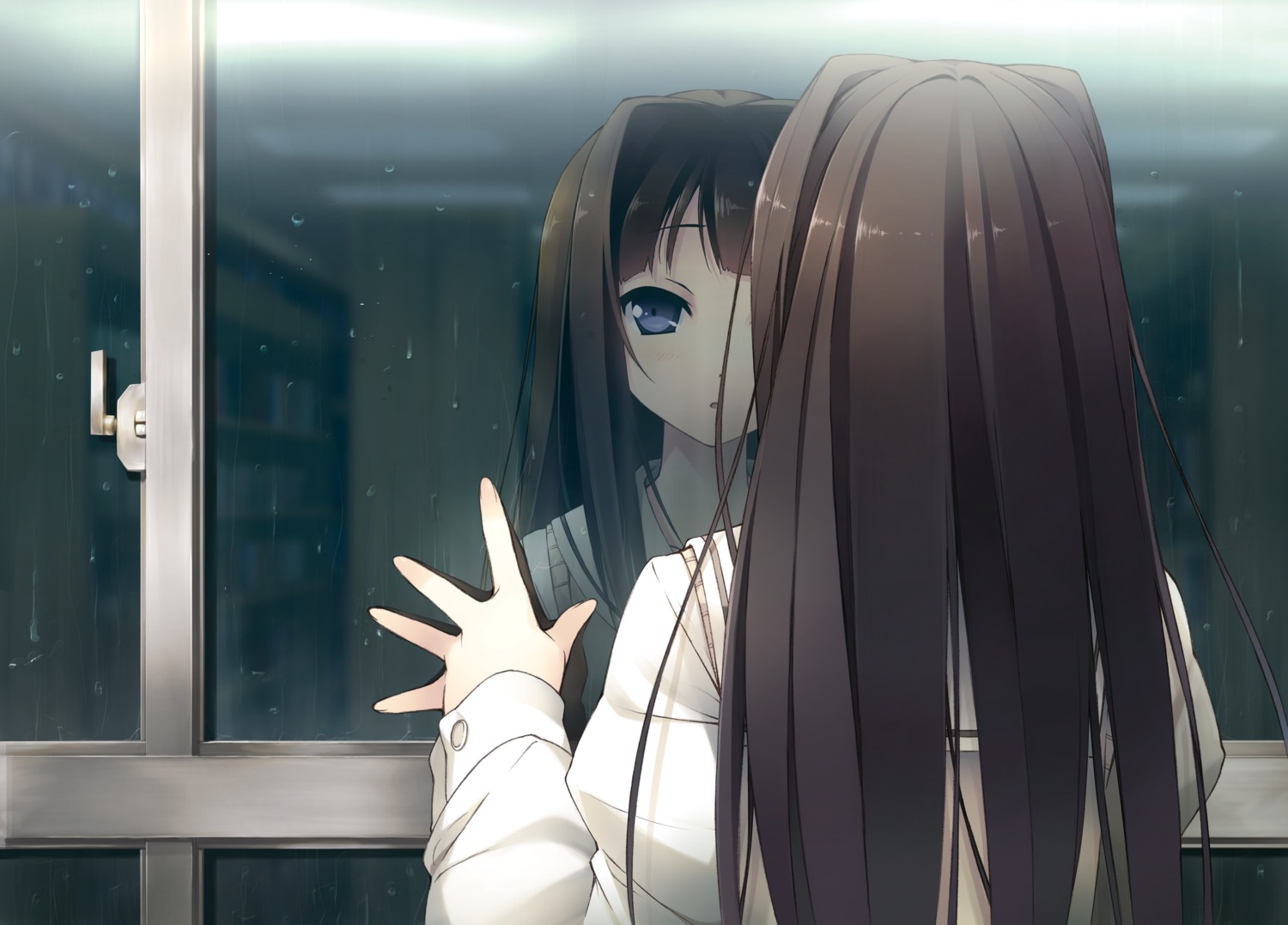ayase_sayuki, cube, digital_version, kantoku, seifuku, sweater, your_diary