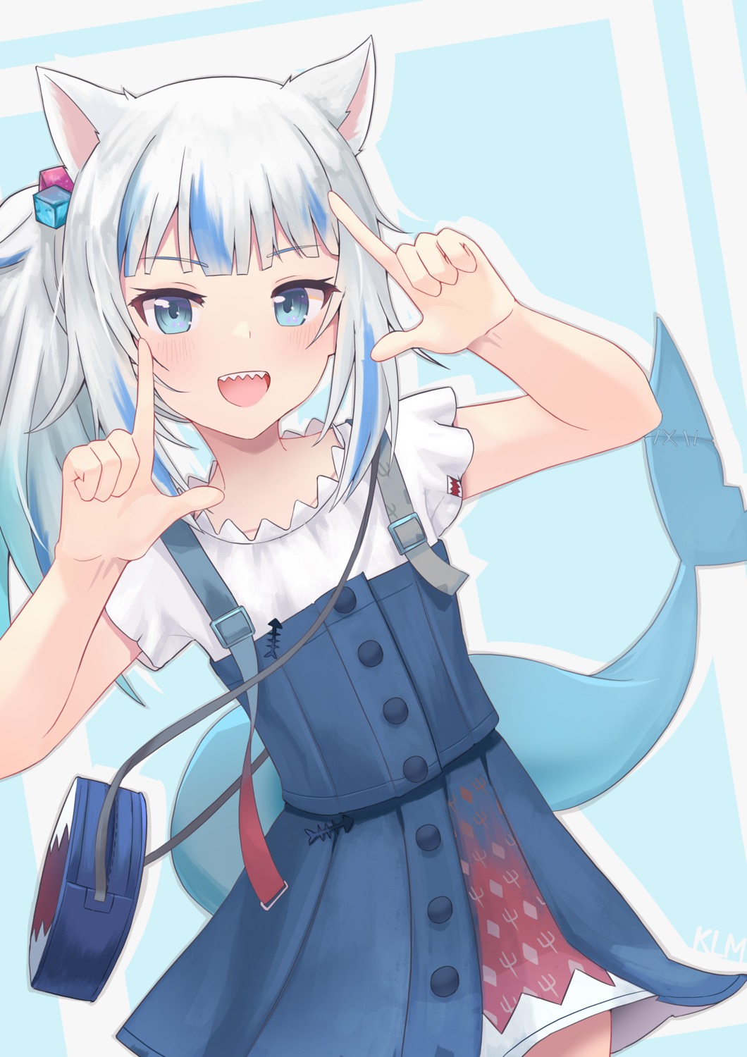 animal_ears, gawr_gura, hololive, hololive_english, jtleeklm, nekomimi, tail