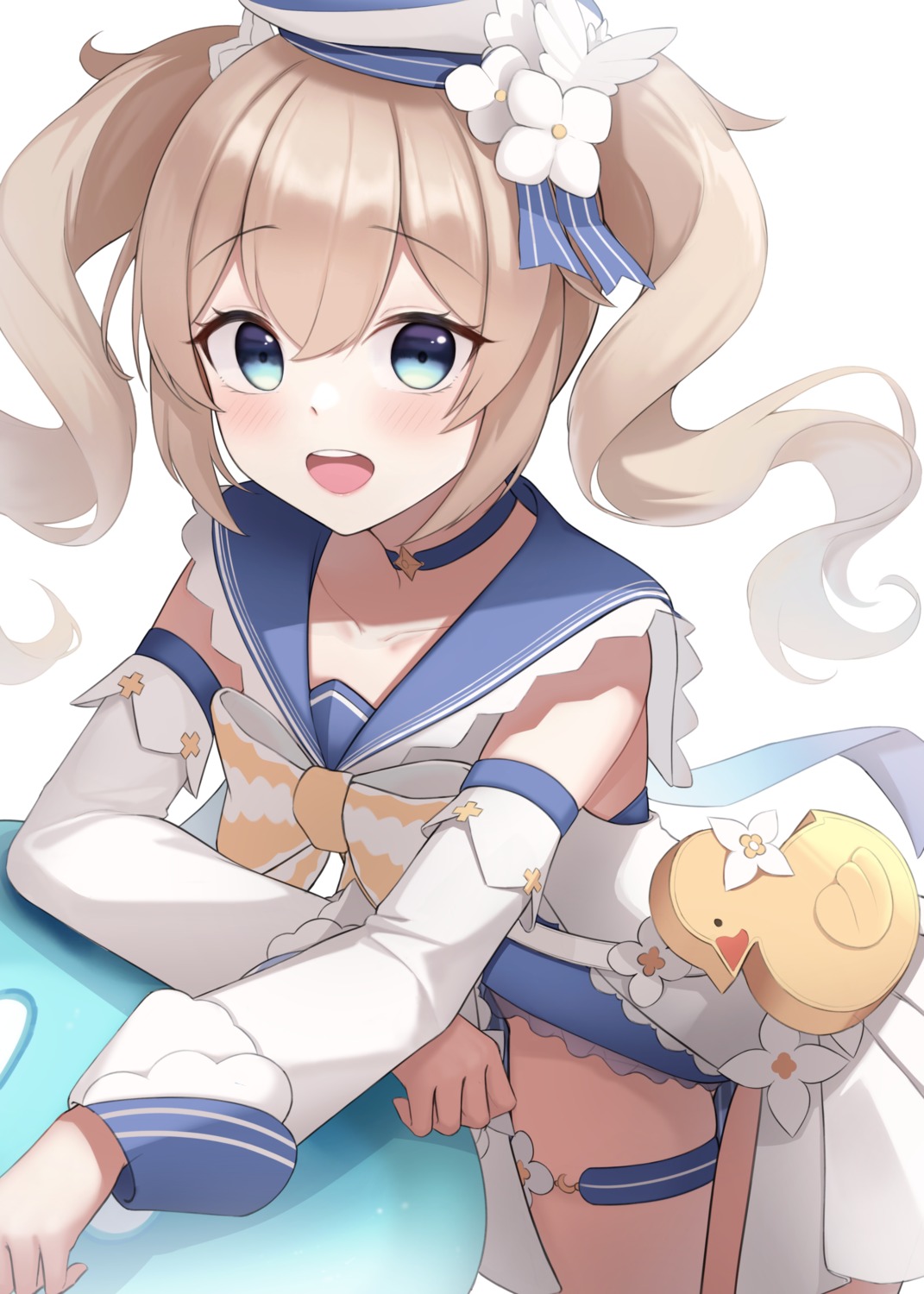 barbara_(genshin_impact), dress, g_home, garter, genshin_impact