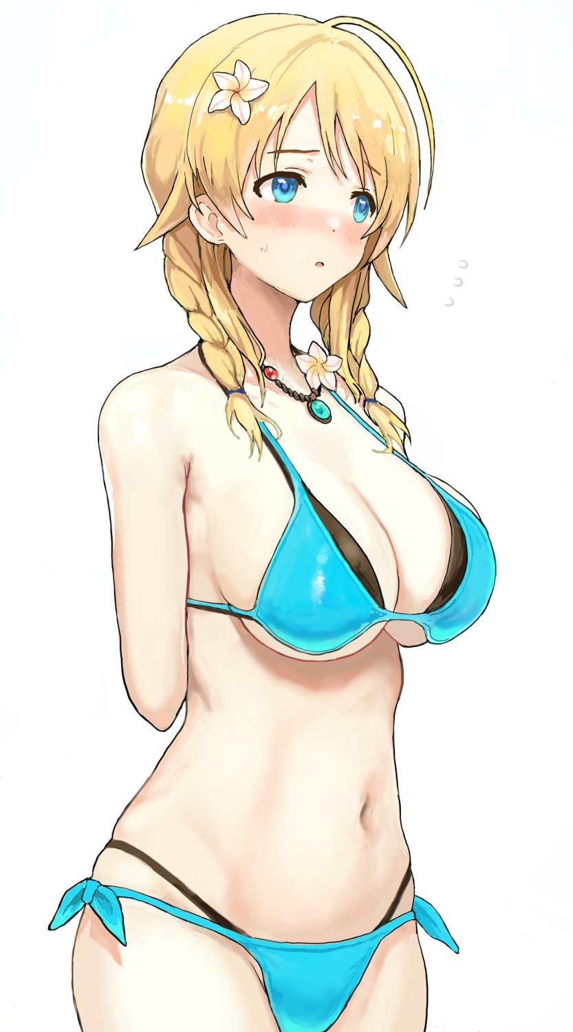 bikini, hachimiya_meguru, hitodama_(madatohi), swimsuits, the_idolm@ster, the_idolm@ster_shiny_colors
