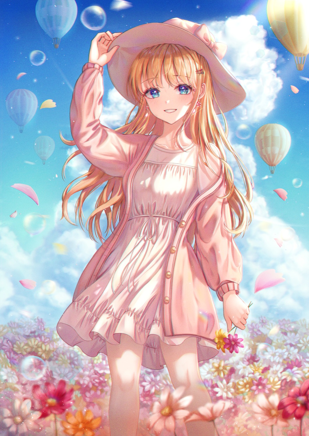 bobmond_(artist), dress, summer_dress, sweater