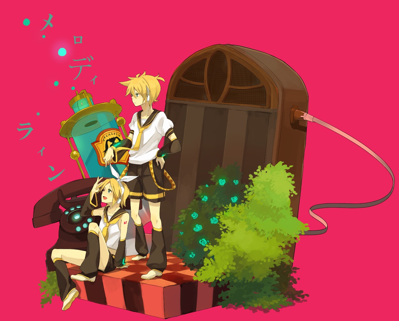 kagamine_len, kagamine_rin, loo, vocaloid