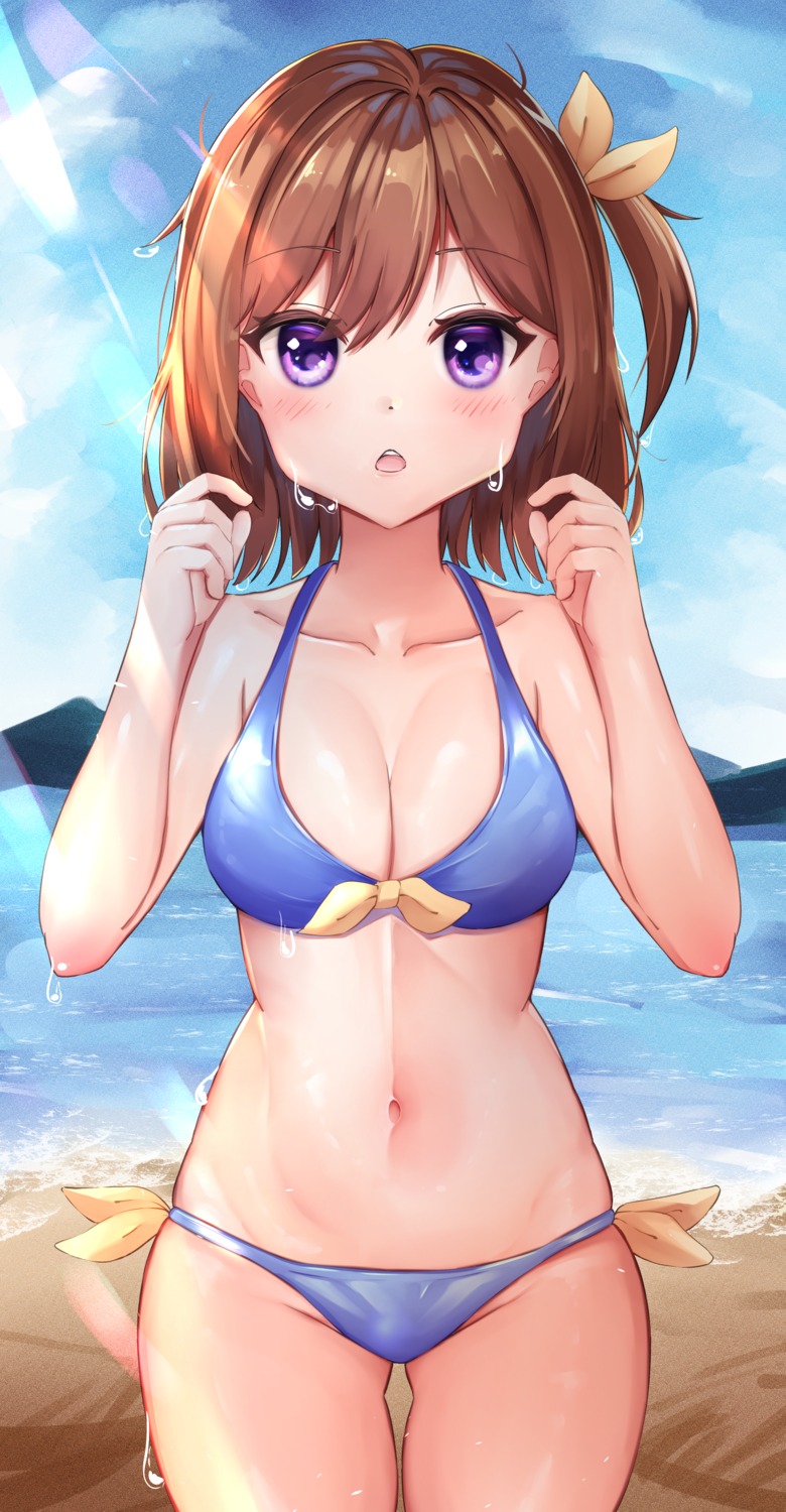 bikini, cleavage, minertime, swimsuits, wet