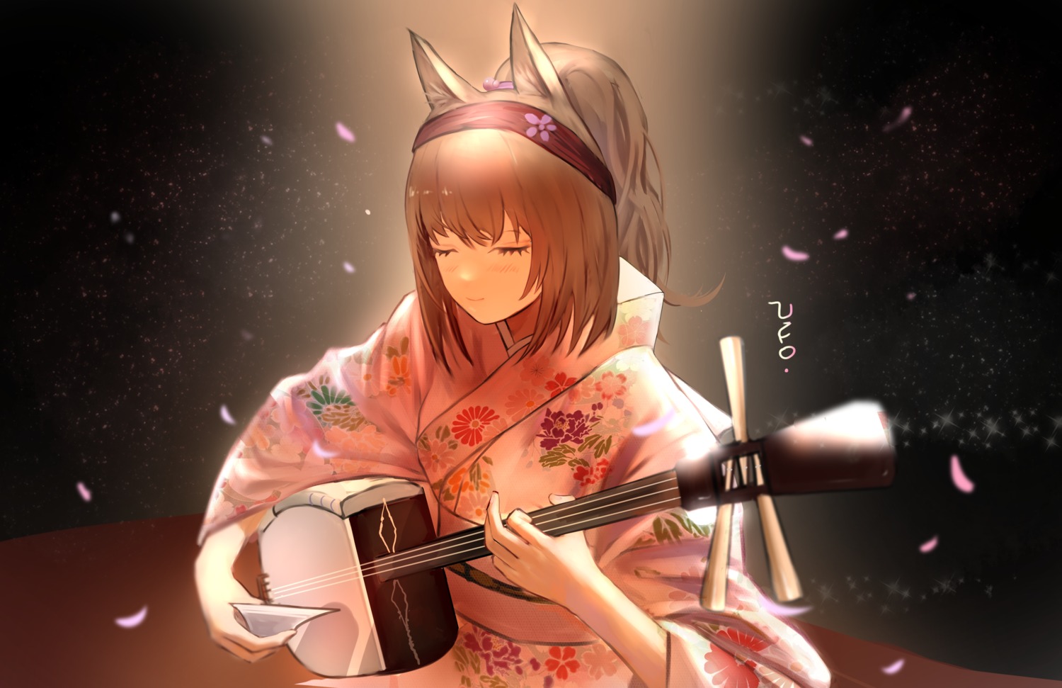 animal_ears, ufoliving, yukata