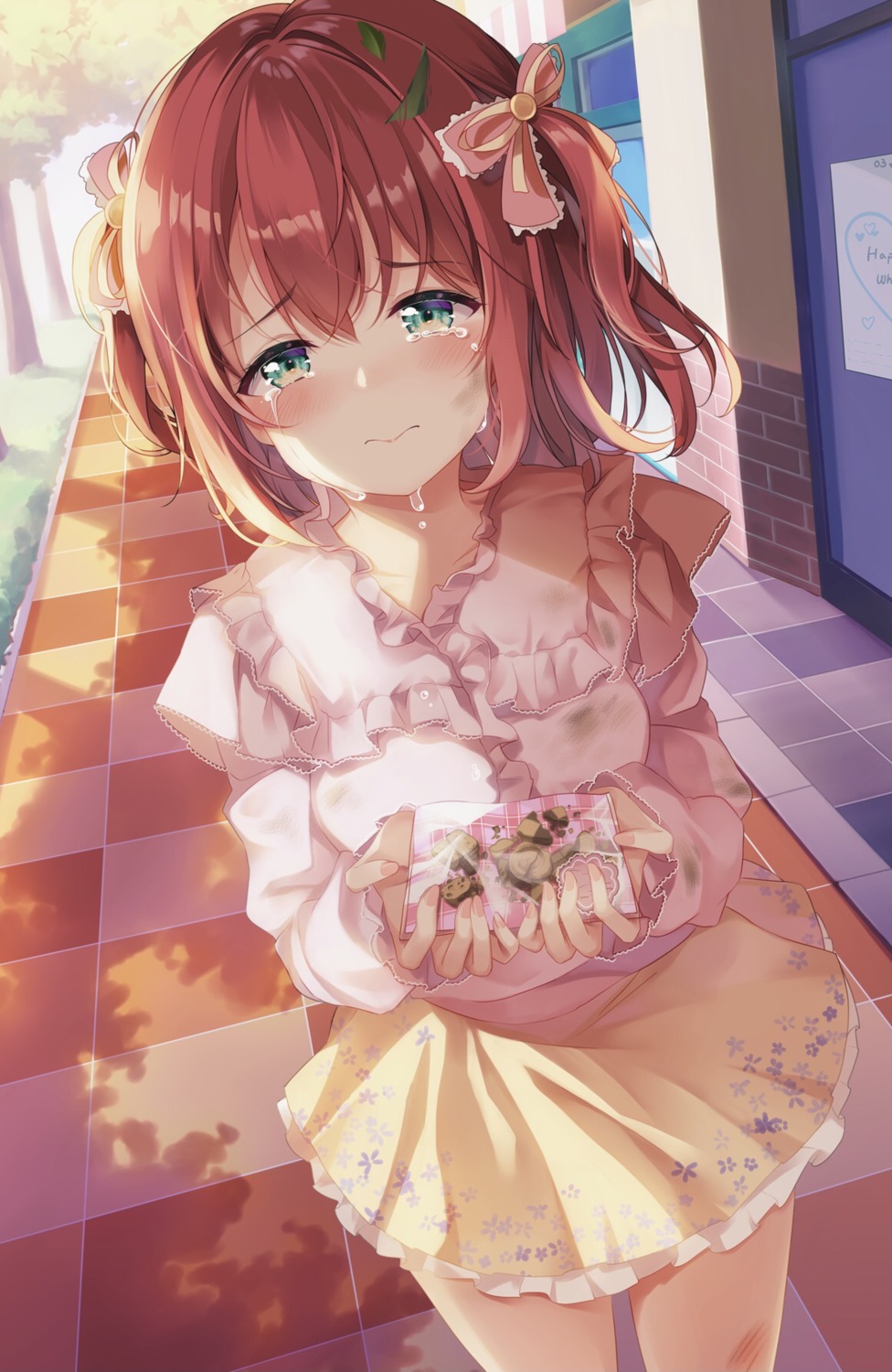 depe, kurosawa_ruby, love_live!_(series), love_live!_sunshine!!, skirt_lift