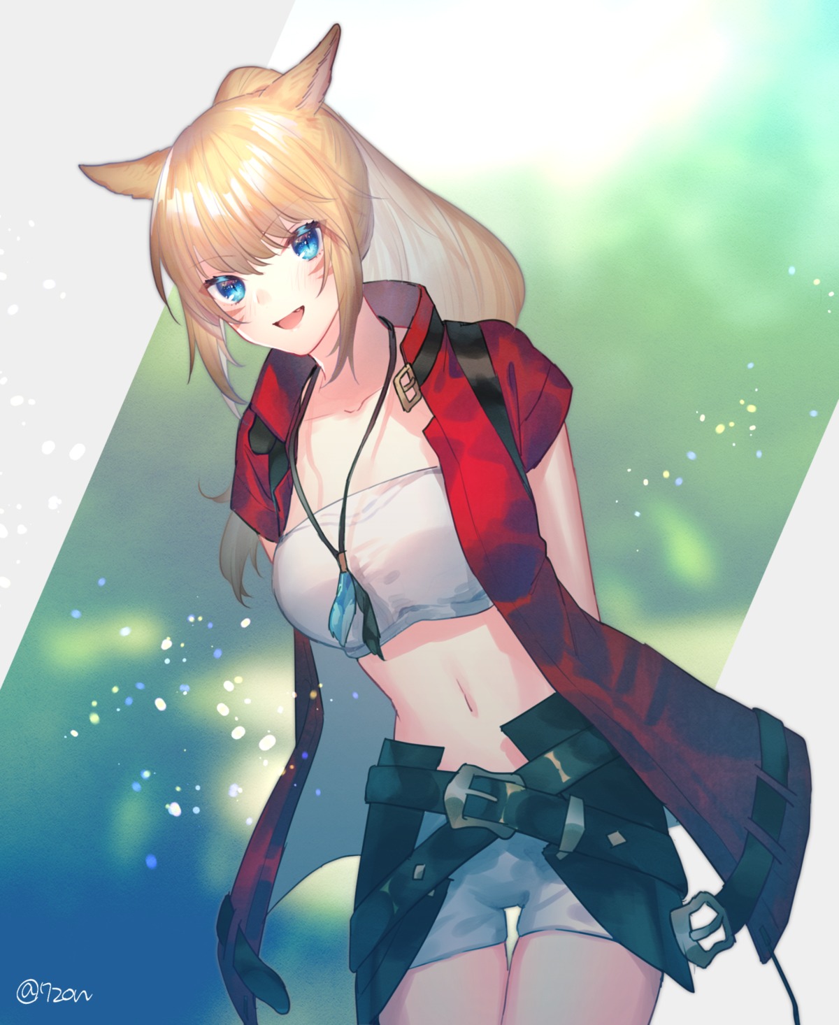 720yen, animal_ears, final_fantasy, final_fantasy_xiv, miqo'te, nekomimi