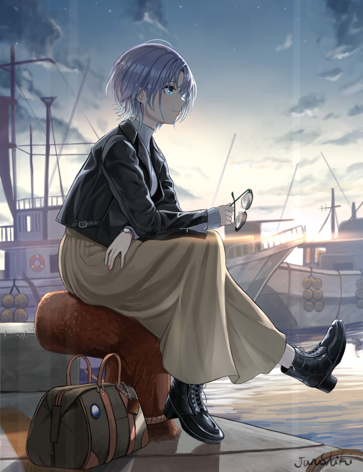 asakura_tooru, heels, junshiki, megane, the_idolm@ster, the_idolm@ster_shiny_colors