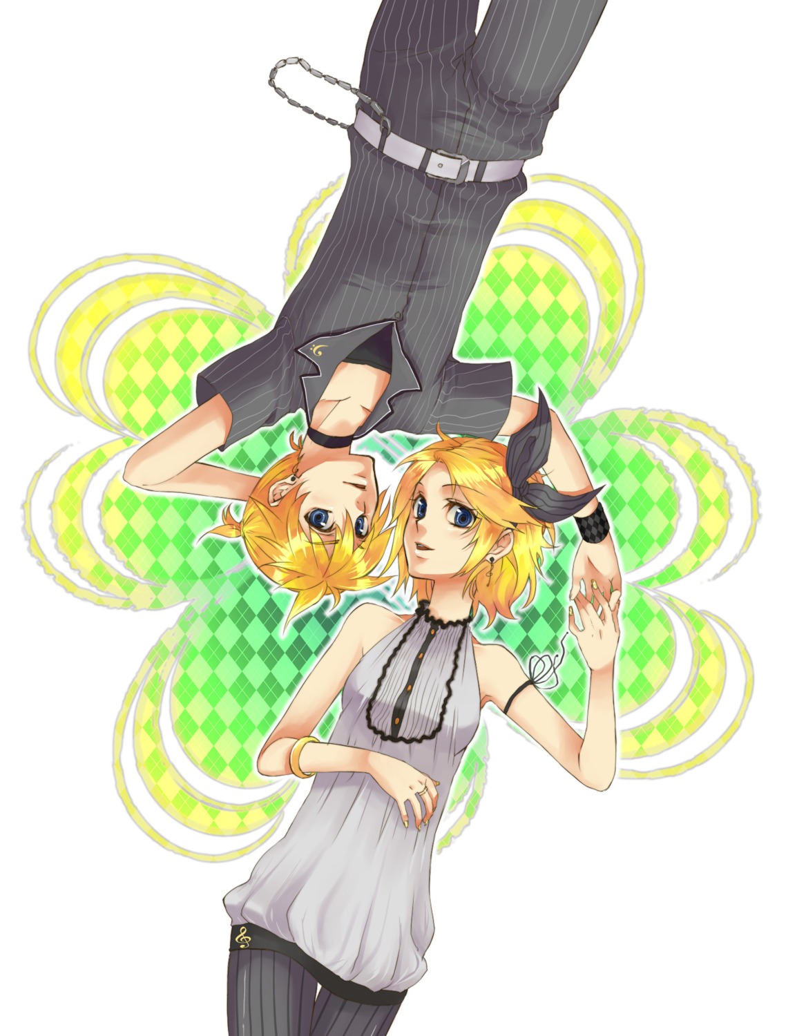kagamine_len, kagamine_rin, rioko, vocaloid