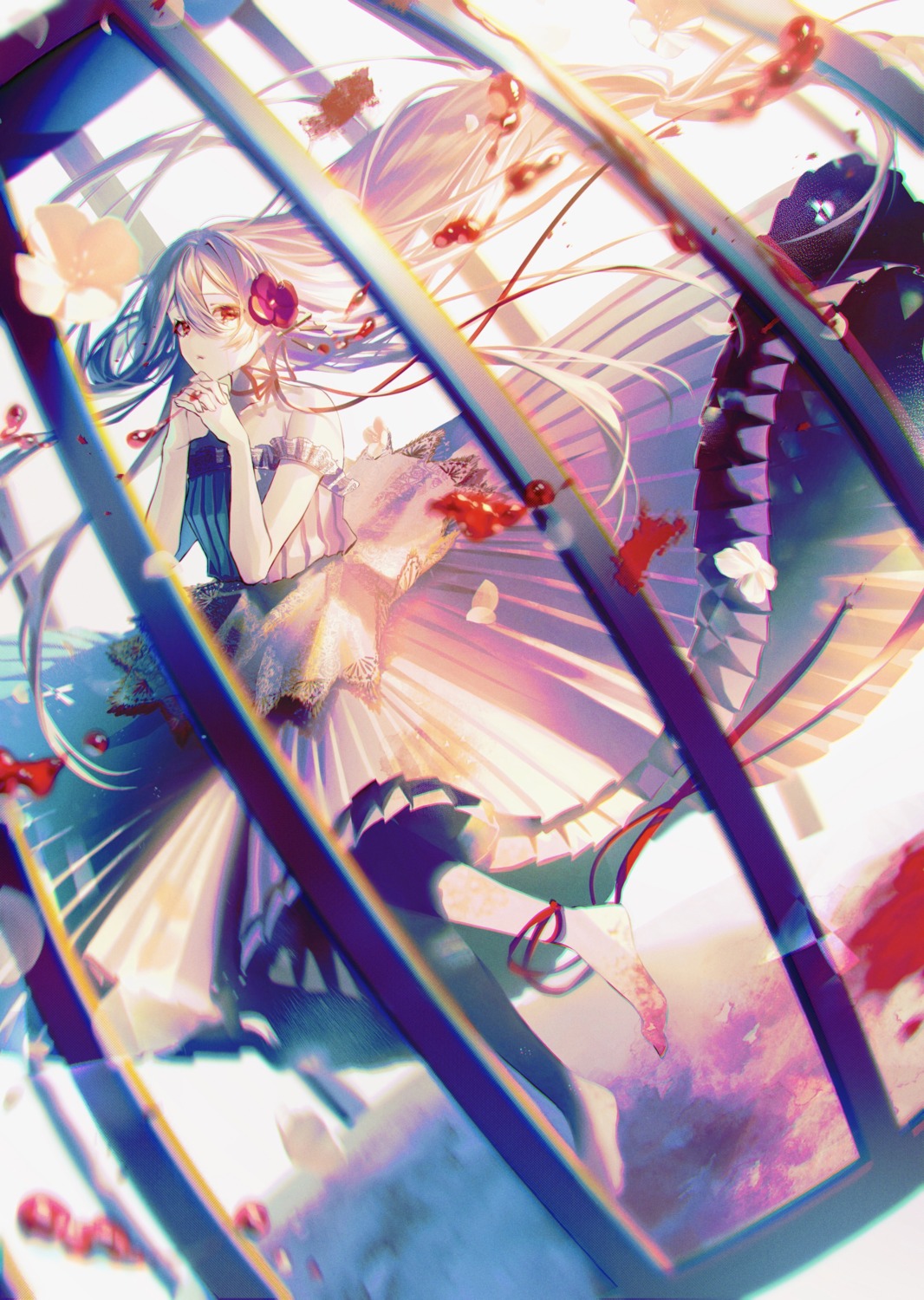 karonaru, skirt_lift