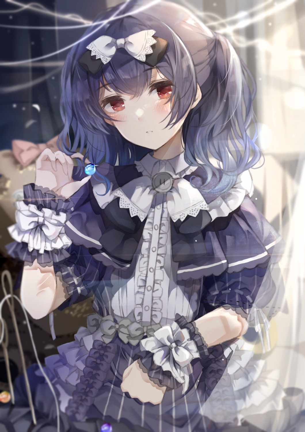dress, gothic_lolita, lolita_fashion, morino_rinze, namamake, the_idolm@ster, the_idolm@ster_shiny_colors