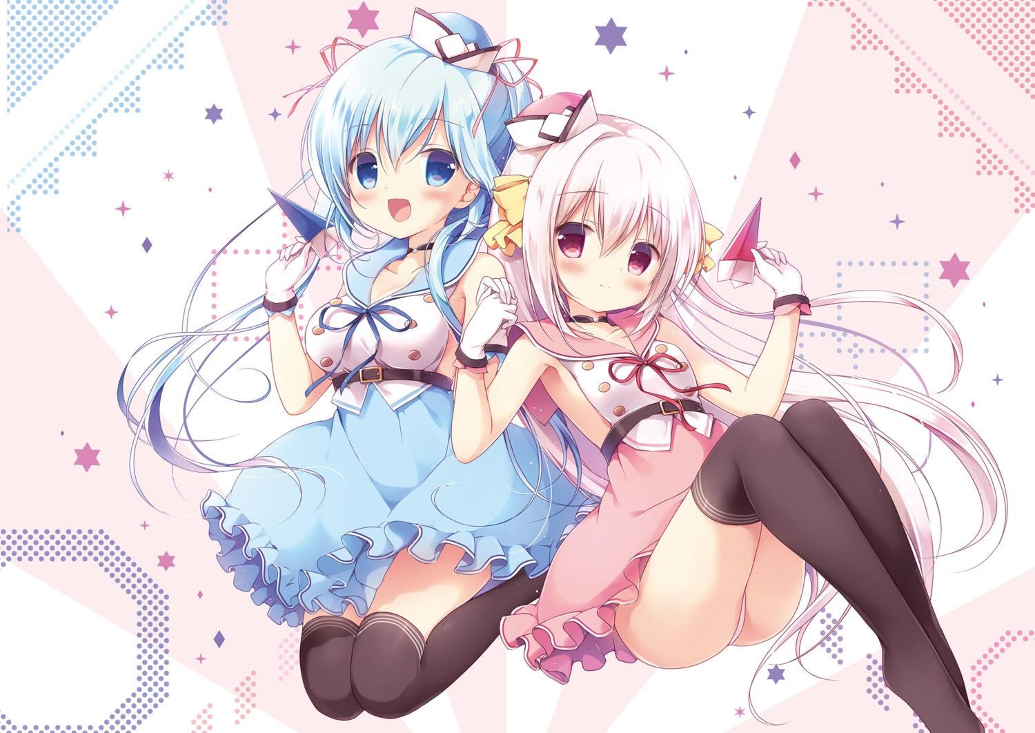 canvas+garden, dress, inae_koron, marin_(canvas+garden), miyasaka_naco, pantsu, thighhighs