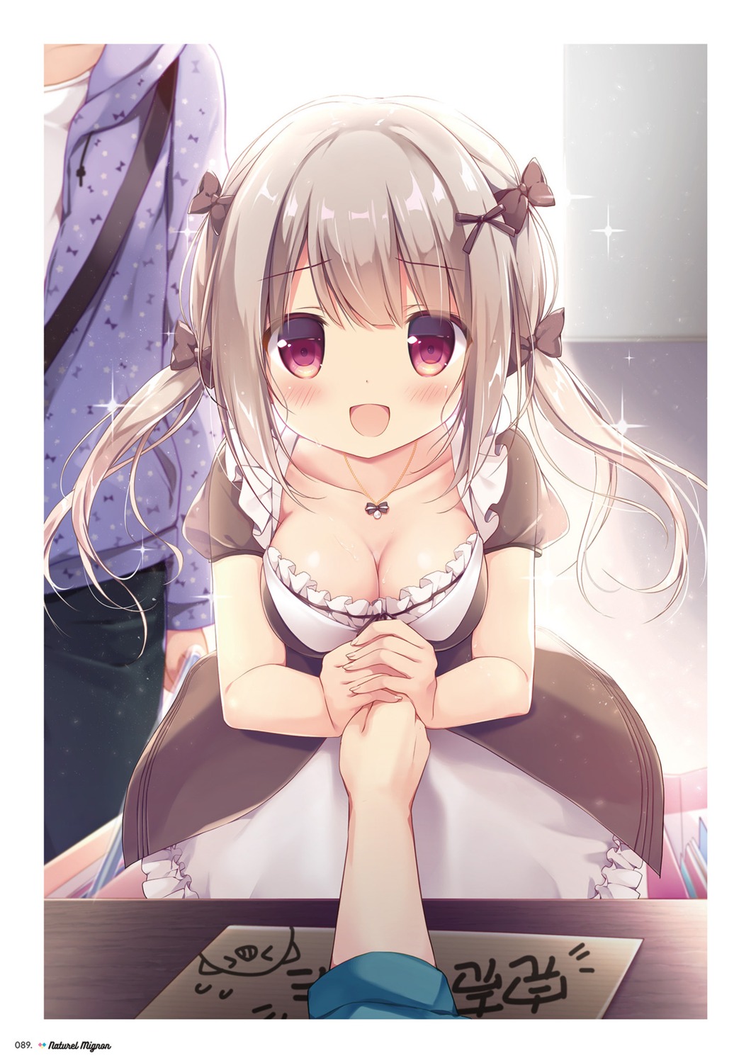 cleavage, maid, mana_(canvas+garden), miyasaka_naco