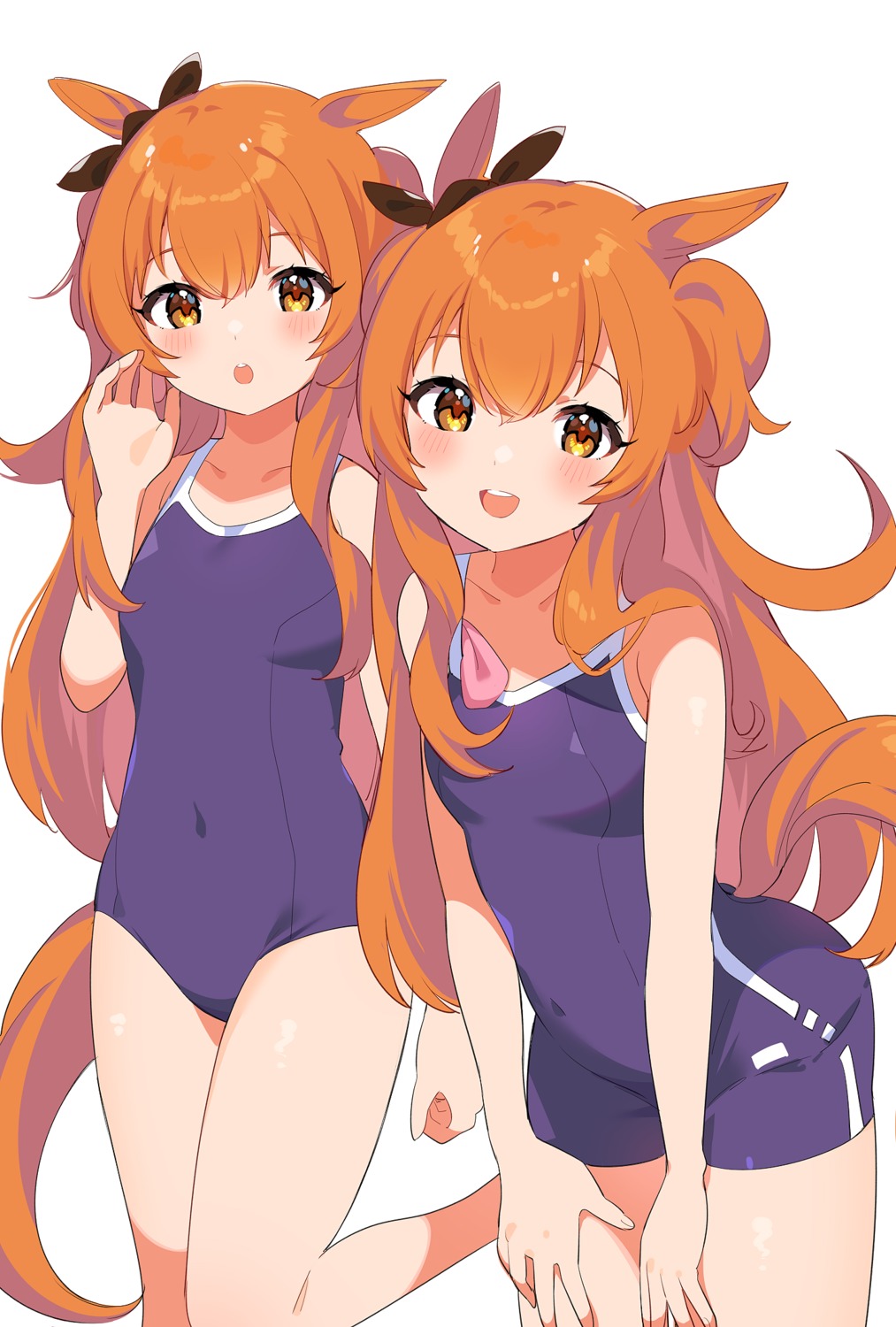 animal_ears, inuyama_nanami, mayano_top_gun_(umamusume), school_swimsuit, swimsuits, tail, uma_musume_pretty_derby