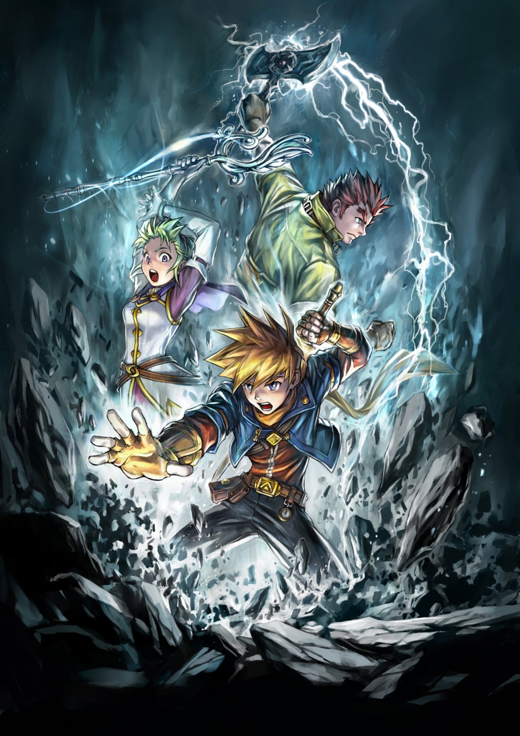camelot_(company), golden_sun, karis, matthew, nintendo, tyrell, yamanouchi_shin
