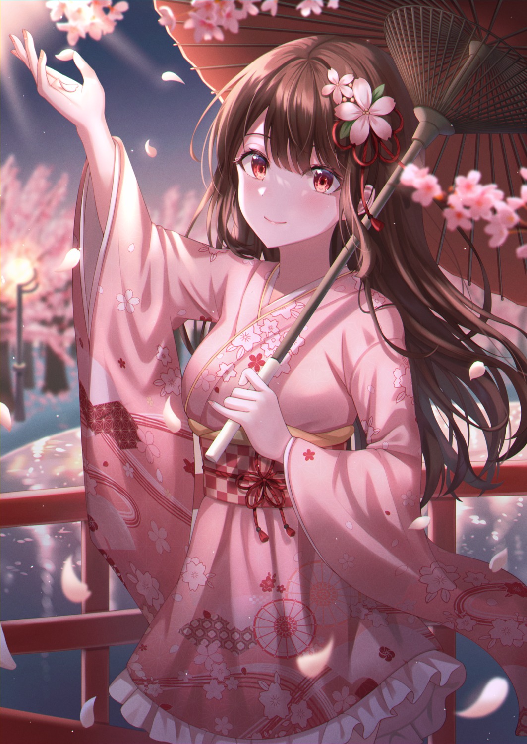 japanese_clothes, sarin_(seoling), umbrella