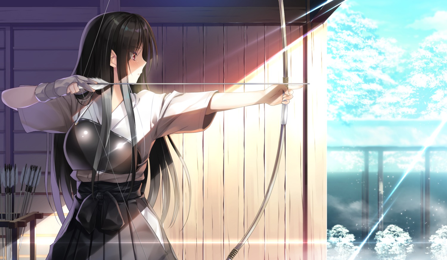 emily, game_cg, japanese_clothes, marmalade, omaezaki_yuu, study_§_steady, weapon
