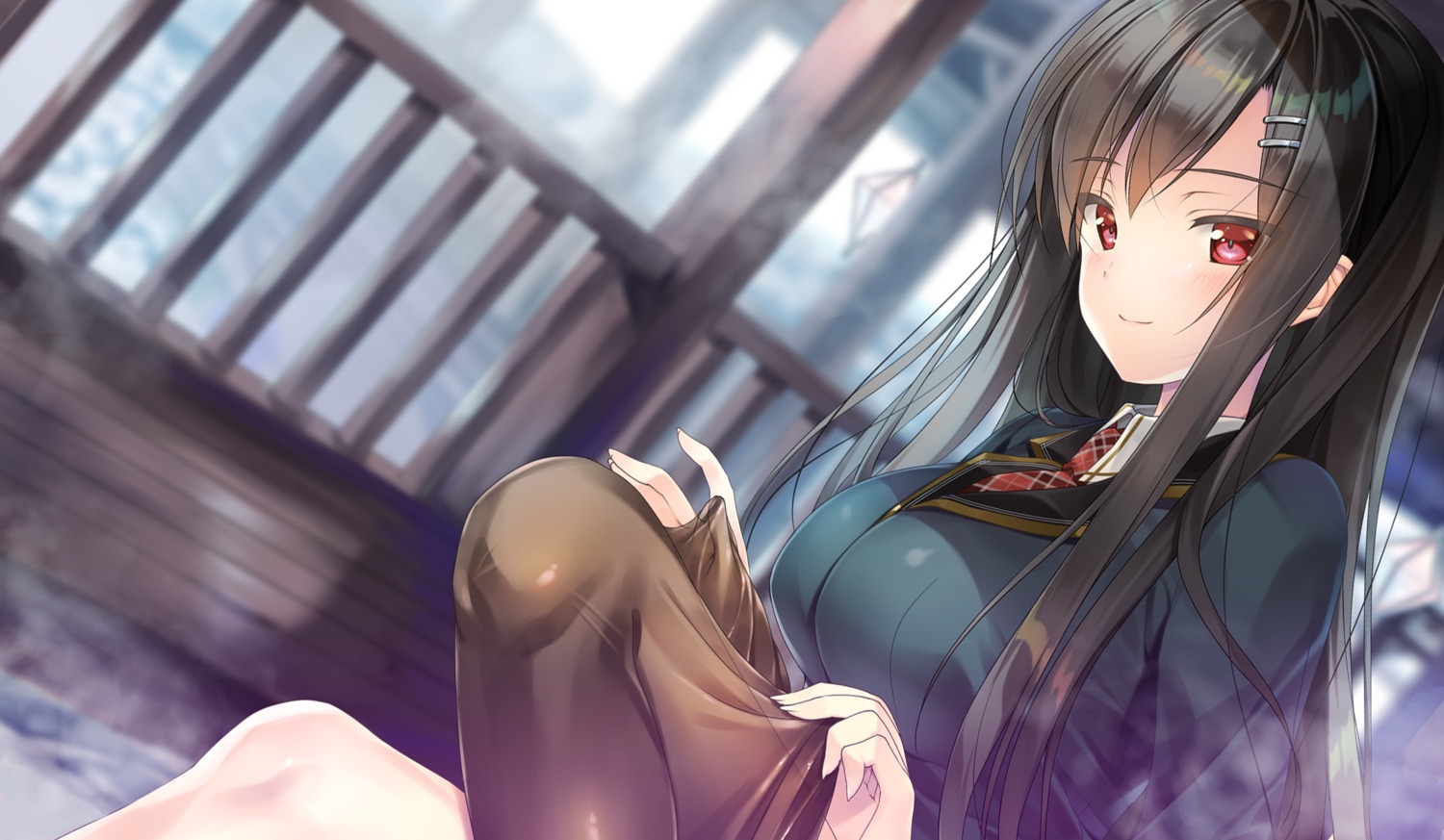 emily, game_cg, marmalade, omaezaki_yuu, pantyhose, seifuku, study_§_steady, undressing