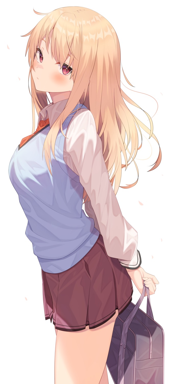 jun_(aousa0328), sakura-sou_no_pet_na_kanojo, seifuku, shiina_mashiro, sweater