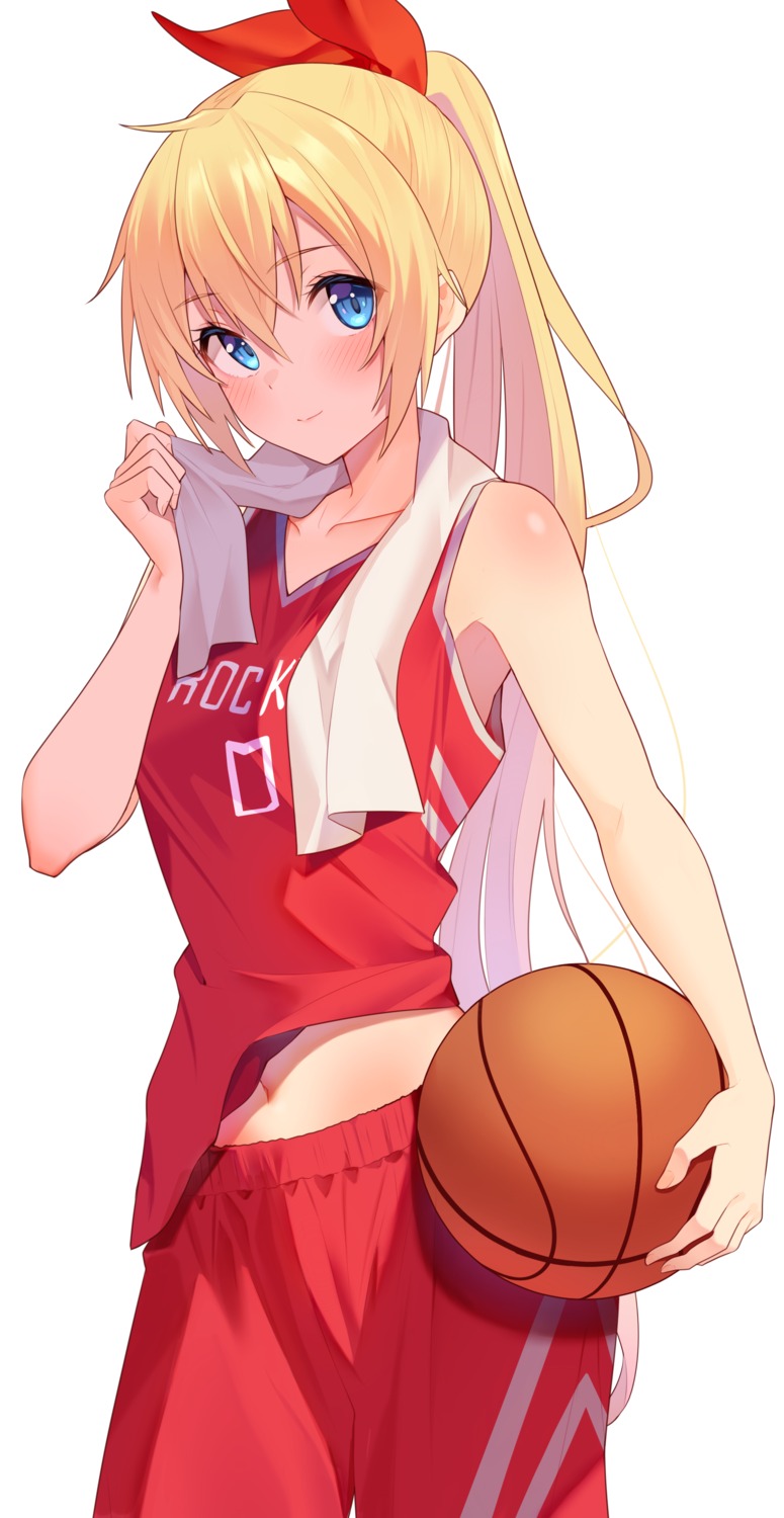 basketball, gym_uniform, jun_(aousa0328), kirisaki_chitoge, nisekoi