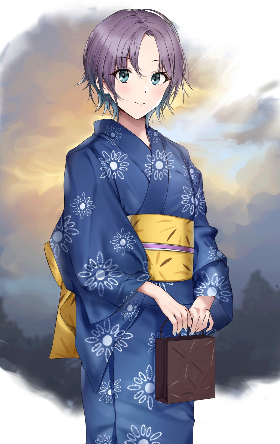 asakura_tooru, pol_winner, the_idolm@ster, the_idolm@ster_shiny_colors, yukata