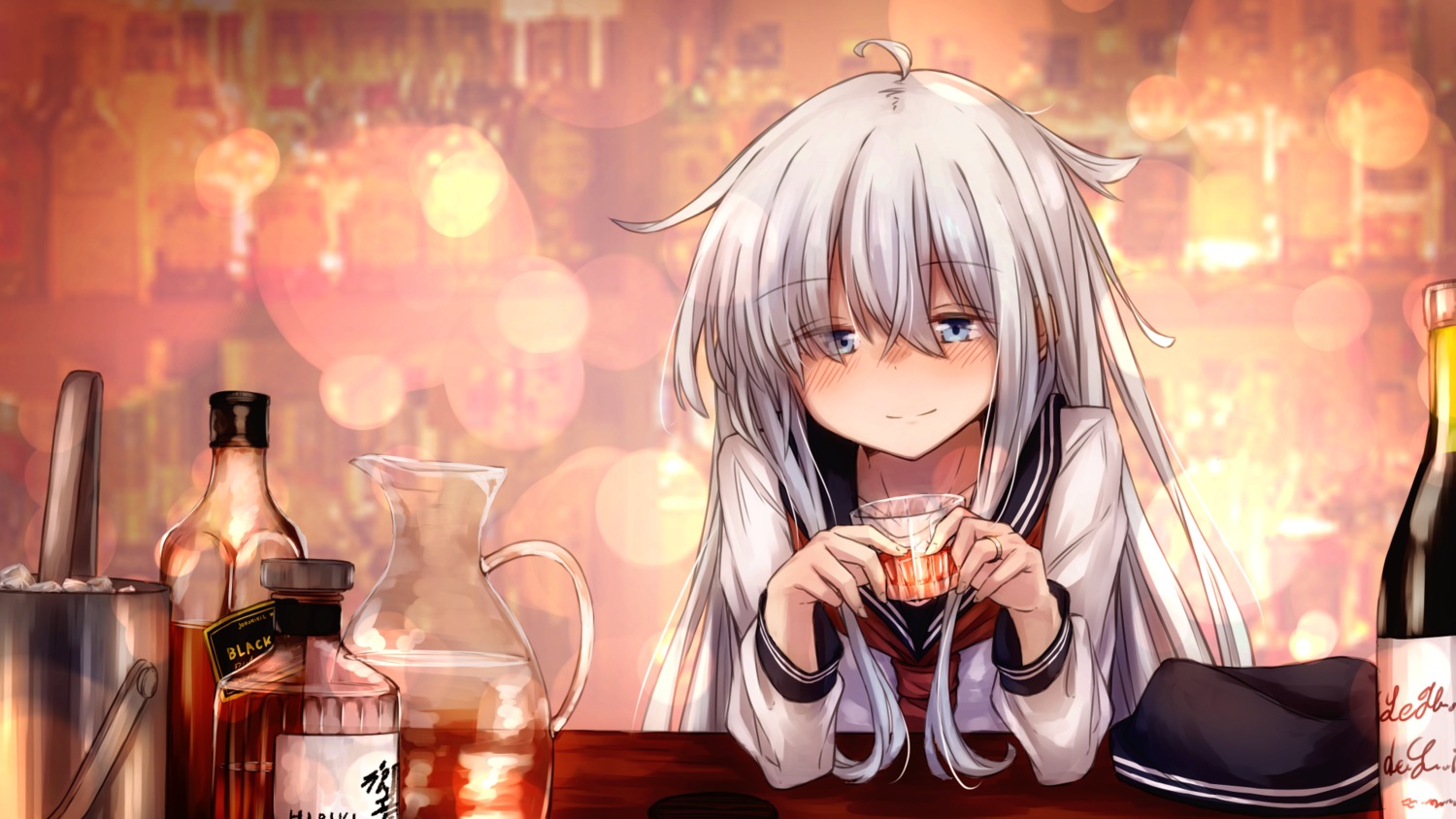 hibiki_(kancolle), kantai_collection, kuuru_(kuuru-n), seifuku, wallpaper