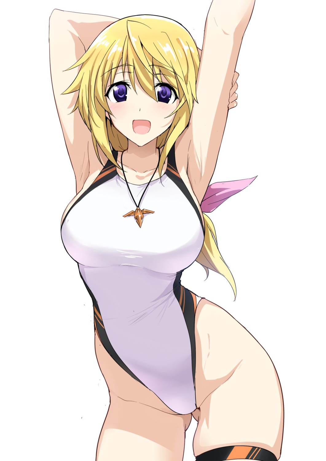 charlotte_dunois, garter, halcon, infinite_stratos, swimsuits