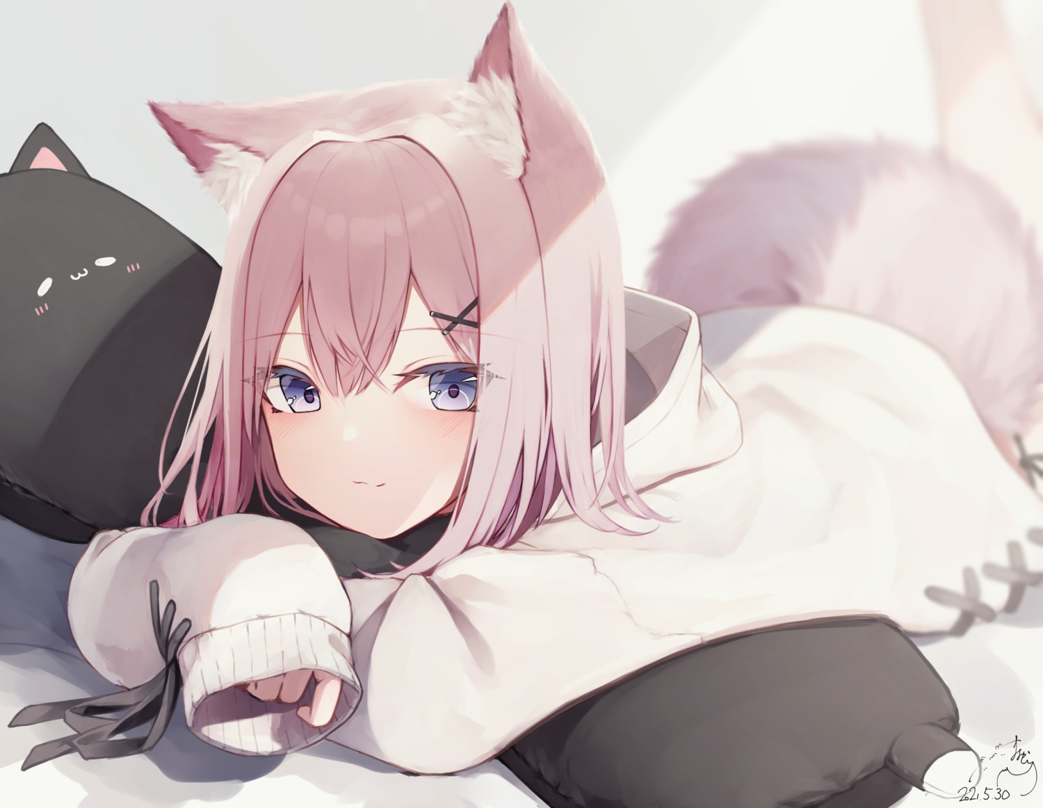 animal_ears, mayogii, tail