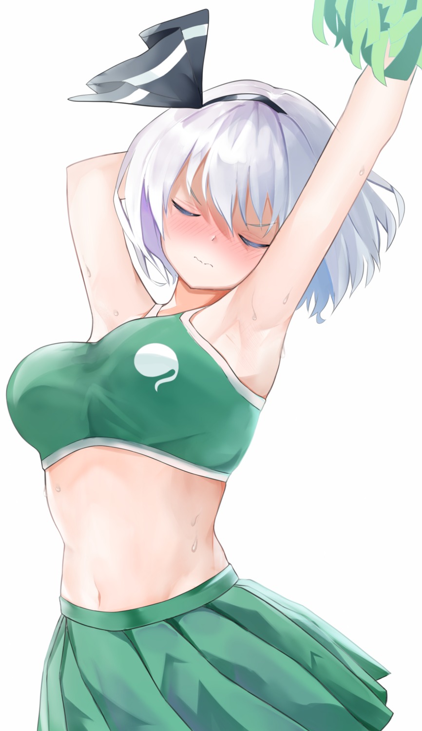 258n, cheerleader, konpaku_youmu, touhou