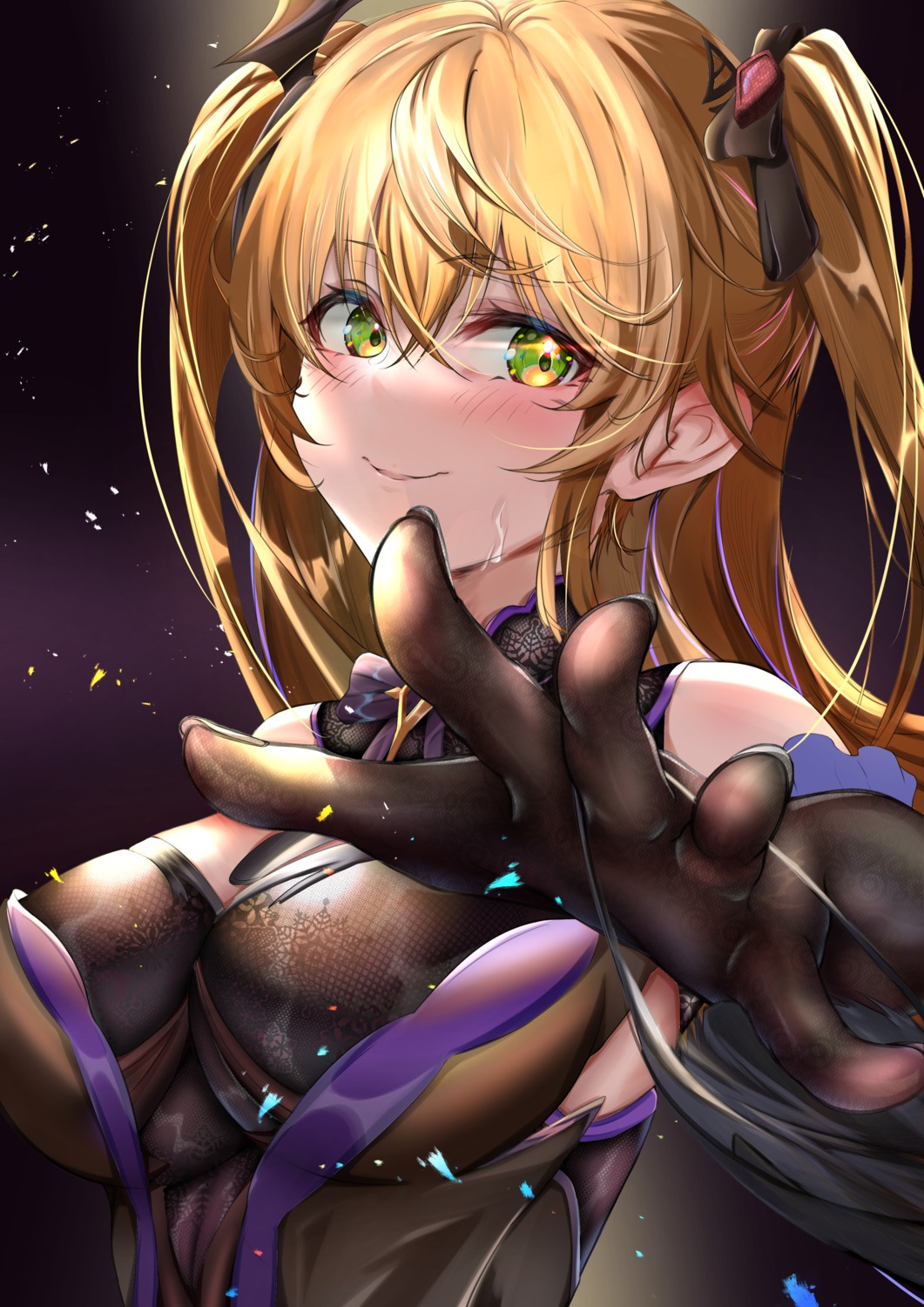 dynamotor, fischl, fishnets, genshin_impact, no_bra