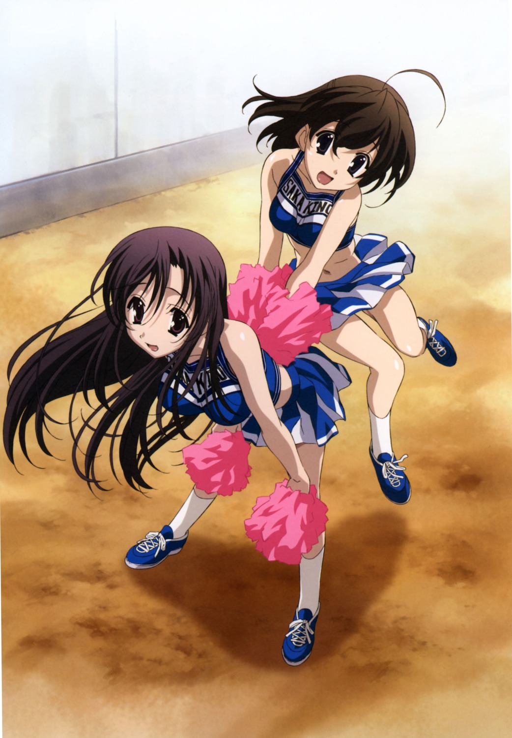 cheerleader, katsura_kotonoha, saionji_sekai, school_days
