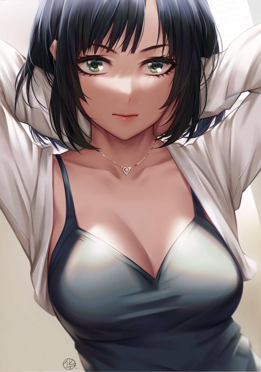 cleavage, fubuki_(one_punch_man), hua-j, one_punch_man