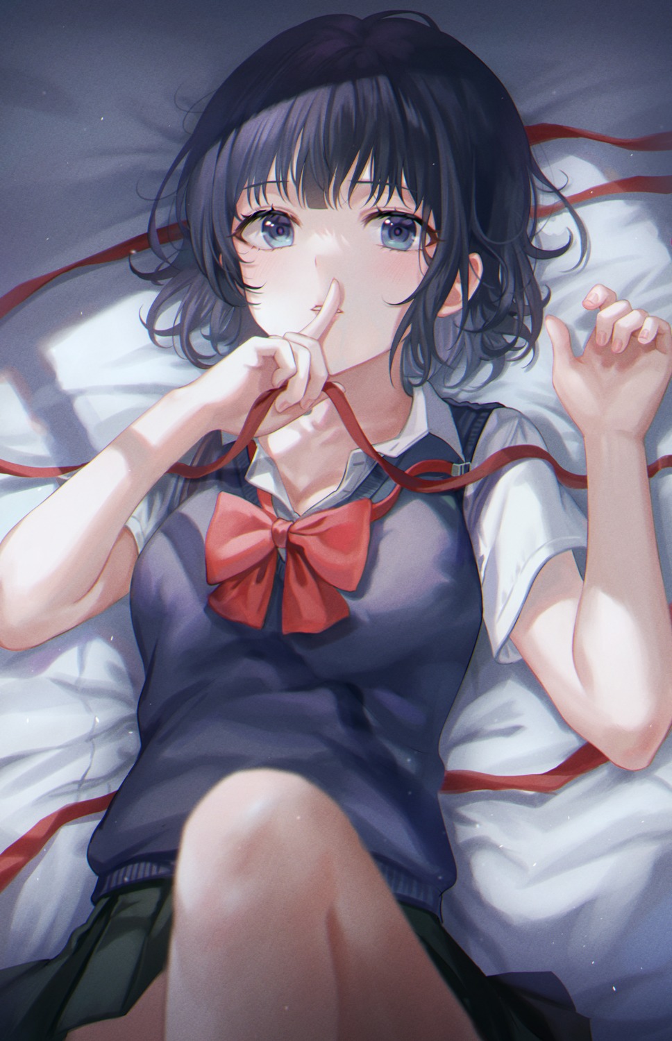 kuzu_no_honkai, seifuku, skirt_lift, sweater, tokkyu, yasuraoka_hanabi