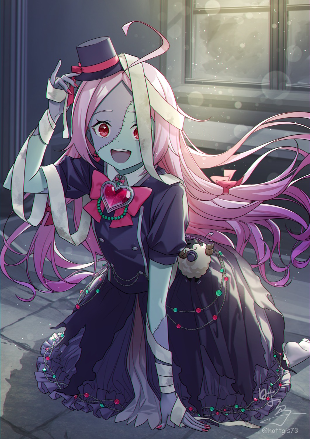 bandages, dress, kabane_yomi, shi_niao
