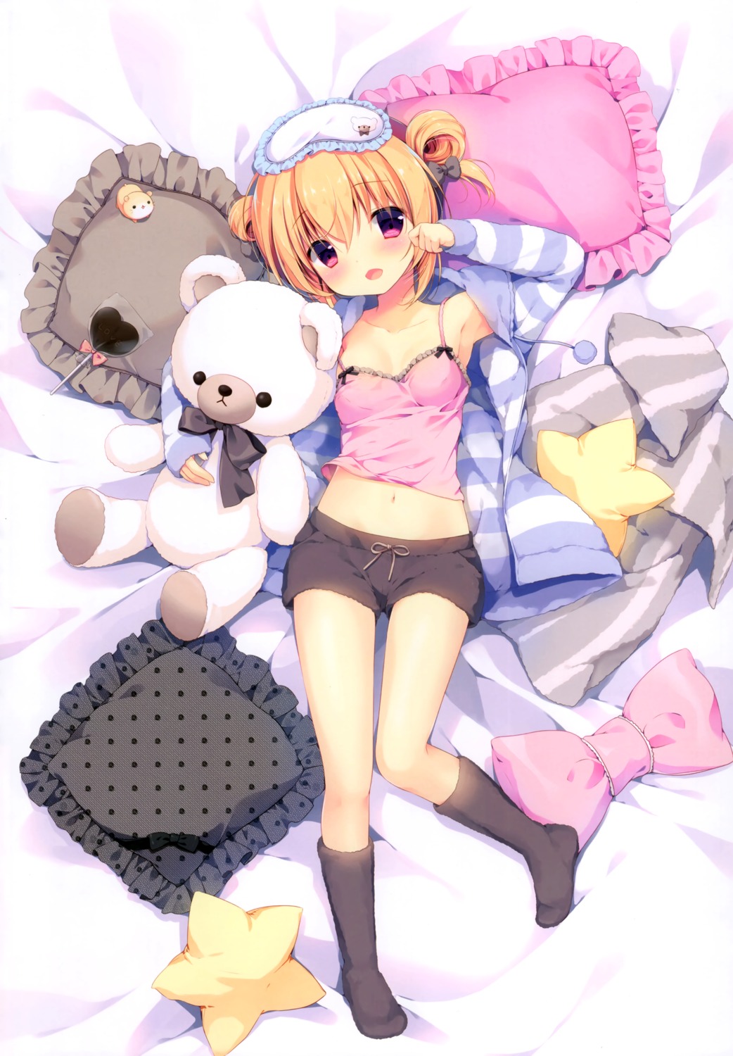 hoshigaoka_ciel, koi_ni_kanmi_wo_soete, koi_ni_kanmi_wo_soete_2, miyasaka_miyu, pajama
