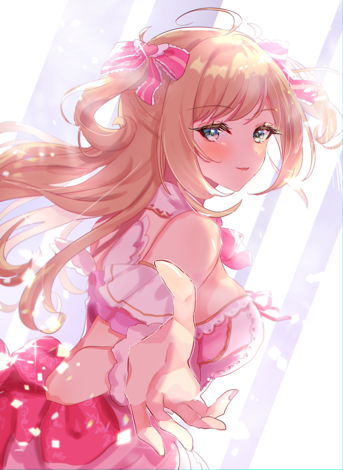 dress, momongapoketto, no_bra, satou_shin, the_idolm@ster, the_idolm@ster_cinderella_girls