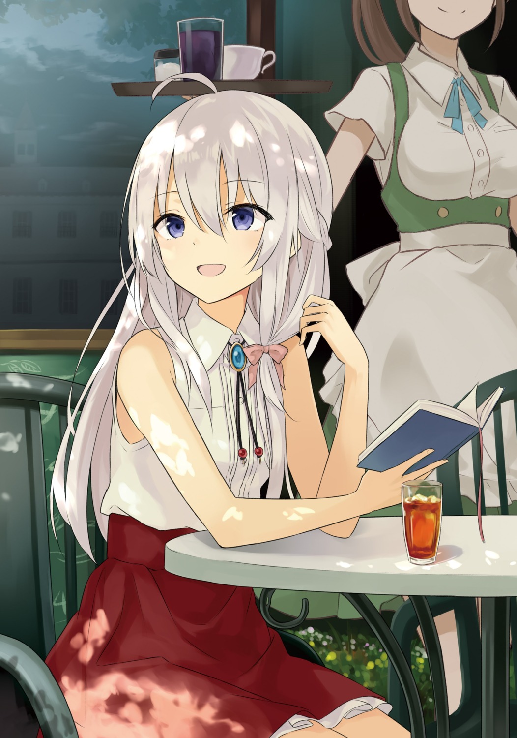 azuuru, elaina_(majotabi), majo_no_tabitabi, riviere_to_inori_no_kuni, waitress